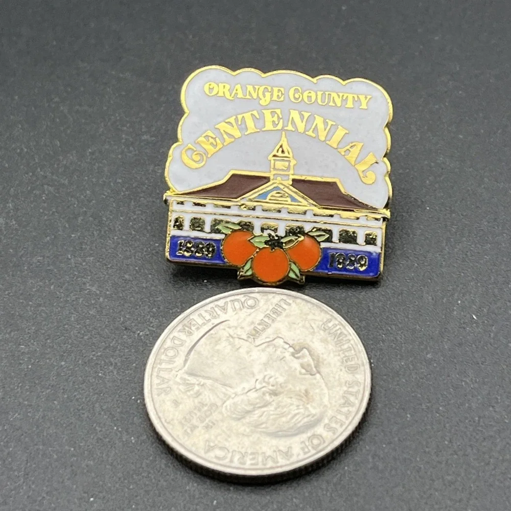 Orange County Centennial 100 Years Lapel‎ Hat Pin